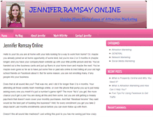 Tablet Screenshot of jenniferramsayonline.com